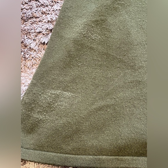Calvin Klein Olive Green Turtleneck Sweater Dress in Women’s Large - Picture 5 of 9